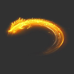 传奇技能素材 战士龙特效 半月弯刀