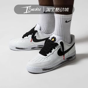 耐克nike air force 1权志龙2.0小雏菊刮刮乐涂鸦板鞋 dd3223-100