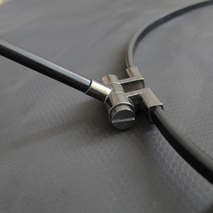 鱼护变态硬自动万向定位地插护圈加厚渔护配件铝合金护环非不锈钢_阿