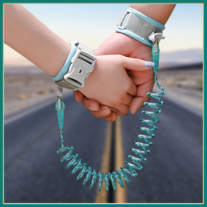 情侣款牵引绳防走失带防丢绳子牵女朋友手环母子手牵遛娃安全神器