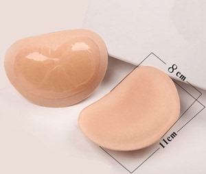 内衣文胸内壁加厚硅胶胸垫小胸平胸女性穿胸罩不空杯增厚内垫乳垫