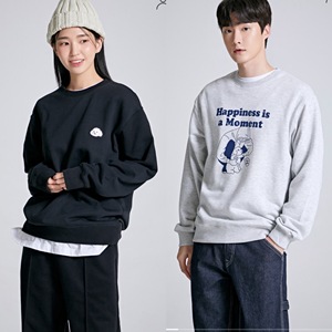 韩国潮牌spao吴世勋狗狗vivi联名款加绒卫衣ins情侣卫衣 韩国直邮