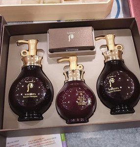 韩国whoo后spa津率享洗发水350ml*2护发素220ml韩方宫廷滋润孕妇