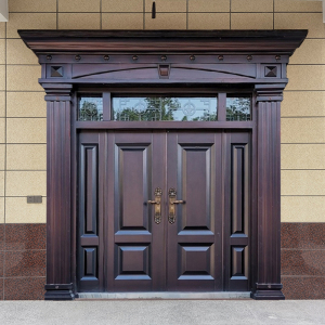 锌合金别墅大门双开门农村自建房大门进户门庭院防盗门家用入户门