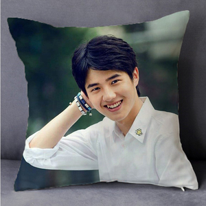 刘昊然抱枕定制真人双面diy人形情侣靠枕头可以打印照片生日礼物