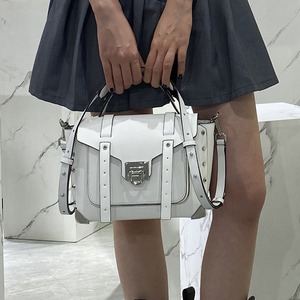 新款牛皮meijer kucu mk女包曼哈顿邮差包手提斜挎单肩独角兽包