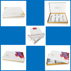 天地盖精油盒翻盖纸盒化妆品包装盒印刷烫金礼品盒环保白卡纸彩盒