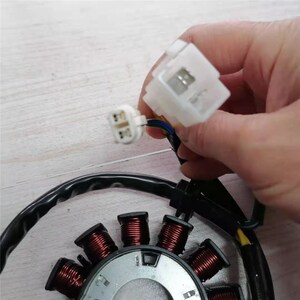 踏板摩托车风冷50/80四冲程电喷12/18极gy6125gy6150充电发电线圈