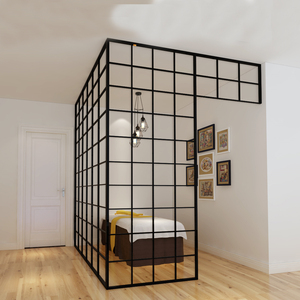 简约美容店出租房隔断墙卧室屏风隔断墙隔房间客厅移动遮挡家用