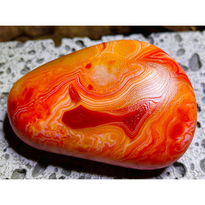 天然非洲玛瑙原石吊坠挂件加蓬雨花石卷纹手感好稀有把件手玩件