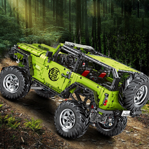 兼容乐高越野系列吉普牧马人遥控汽车积木路虎卫视模型拼装玩具男