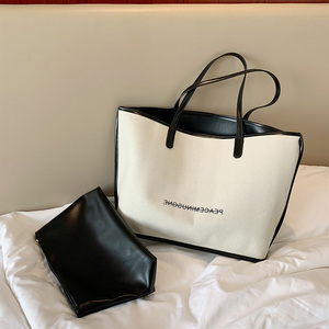 香港代购小ck包包女2020新款潮网红时尚大容量帆布包斜挎百搭超火