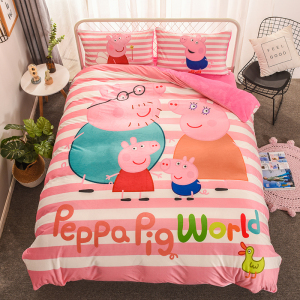 儿童床单小猪佩奇