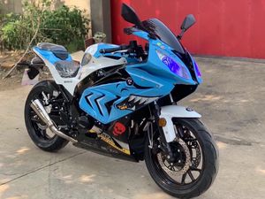 国四宝马双r小忍者摩托车跑车雅马哈双缸400重机地平线趴赛可上牌