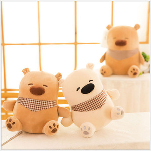 毛绒玩具新款糯米熊抱抱熊儿童布娃娃创意笨笨熊毛绒玩具公仔午睡