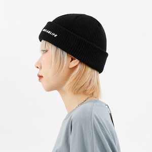 BEAMLIFE20A/W 原创设计日系街头嘻哈男女针织棉帽冷帽子毛线帽女