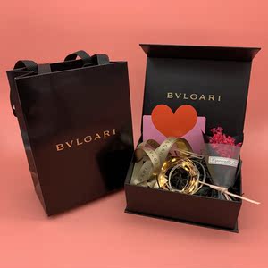 专柜原版bvlgari宝格丽 纸袋礼品袋香水盒购物袋包装袋手提袋礼盒