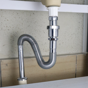 潜水艇全铜金属洗脸盆洗手入墙式洗手池洗脸池面盆防臭墙排下水管