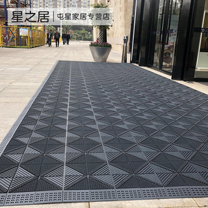 室外防滑地垫户外除尘脚垫酒店商场大门口进门入门厅防水迎宾地毯