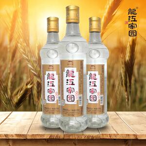 中国大陆龙江家园佳酿42度450ml浓香型北方特产鹤岗白酒3瓶包邮