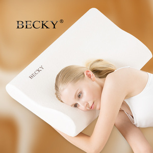 BECKY枕头护颈椎助睡眠枕慢回弹记忆棉单人枕芯保健柔软非乳胶枕
