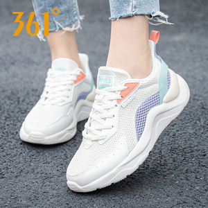 361女鞋运动鞋女夏季轻便透气女款休闲网鞋子361度官方正品跑步鞋