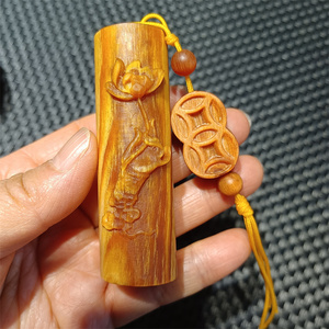 莲花手把件把玩件特价包邮文玩手把件北沉香东北琥珀木明子松香木