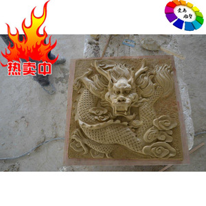 泥塑龙玻璃钢龙雕塑硅胶模具树脂砂岩水泥背景墙浮雕挂件厂家直销