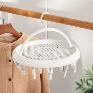 袜子晾衣架晒袜子神器夹子晾衣夹挂凉袜架内衣内裤多功能晾晒圆盘