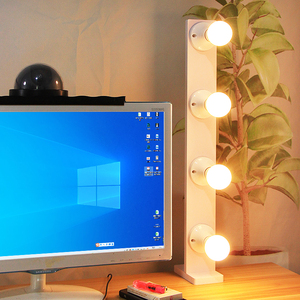 电脑直播补光灯主播双排美颜灯手机桌面视频打光柔光四排灯手机直播