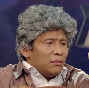 花白假发 女短卷发宋小宝同款道具老人假发 表演老太太老爷爷包邮