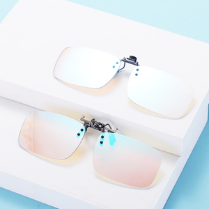 色盲镜片夹片式近视眼镜男女士款隐型矫正纠正缓解红绿色弱眼镜