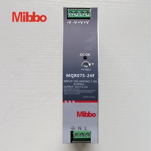 Mibbo米博MQR075-24F开关电源120 150 240 480C导轨式直流12v 48F