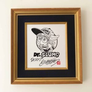 阿拉蕾 大头像签绘 手绘色纸签名板手稿 非鸟山明原画 周边装饰品