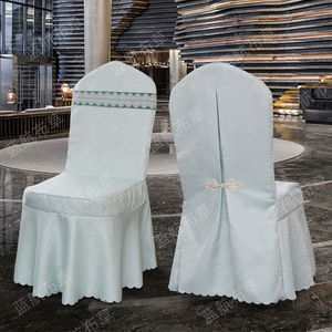 酒店餐厅餐桌餐椅饭店宴会凳套座椅凳子椅子套罩专用椅套定做简约