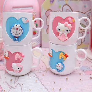 hellokitty卡通儿童漱杯塑料牙缸杯可爱牙刷杯子韩国漱口杯情侣