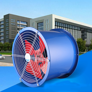 管道轴流风机强力排风扇380v工业厂房通风厨房排油烟220v高速风机