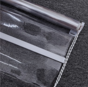 全透明防水防尘防雨透明卷帘 亭子门窗空调隔断阳台厨房拉珠卷帘