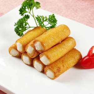大良炸牛奶脆皮奶卷1kg36条顺德炸奶冷冻油炸小吃半成品