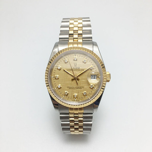 天舵正品品质全自动机械手表精钢商务电镀18k金男表防水机械腕表