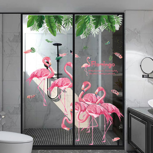 创意3d立体墙壁贴画厕所卫生间浴室防水自粘玻璃门贴纸装饰小图案