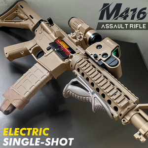 博涵m416玩具枪电动连发男孩锦8代吃鸡模型成人真人cs训练发射器