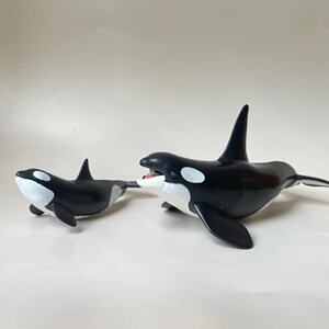 正版法国papo仿真海洋生物 虎鲸 杀人鲸 鲸鱼 模型玩具居家摆件