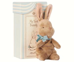正品 Maileg北欧丹麦正品布艺玩偶娃娃毛绒兔子礼盒新生儿礼物