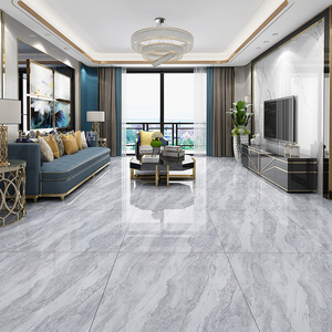 2021年新款现代简约地板砖800x800客厅卧室灰白色通体大理石瓷砖