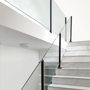 现代简约阳台钢化玻璃护栏网红楼梯扶手室内外阳台不锈钢栏杆立柱