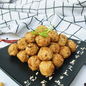 大慈素食·旺福缘 素蔬菜丸红烧素丸子素肉火锅炖汤大豆蛋白制品