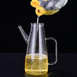 丰寿防滴漏酱油醋瓶耐热玻璃橄榄油壶液体分装瓶厨房调味壶