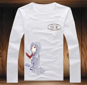 哑舍长袖t恤纯棉男女士情侣装动漫玄色周边衣服鸣鸿老板