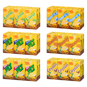香港进口Vita/维他柠檬茶250ml*6盒整组锡兰青柠低糖原味柠茶饮料